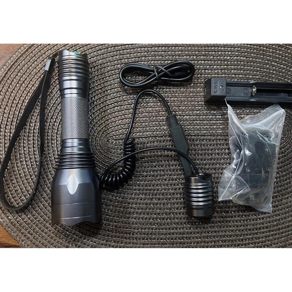ANEKIM TC10 Long Range Predator Hunting Light Flashlight Kit Rechargeable LED - Picture 5 of 7